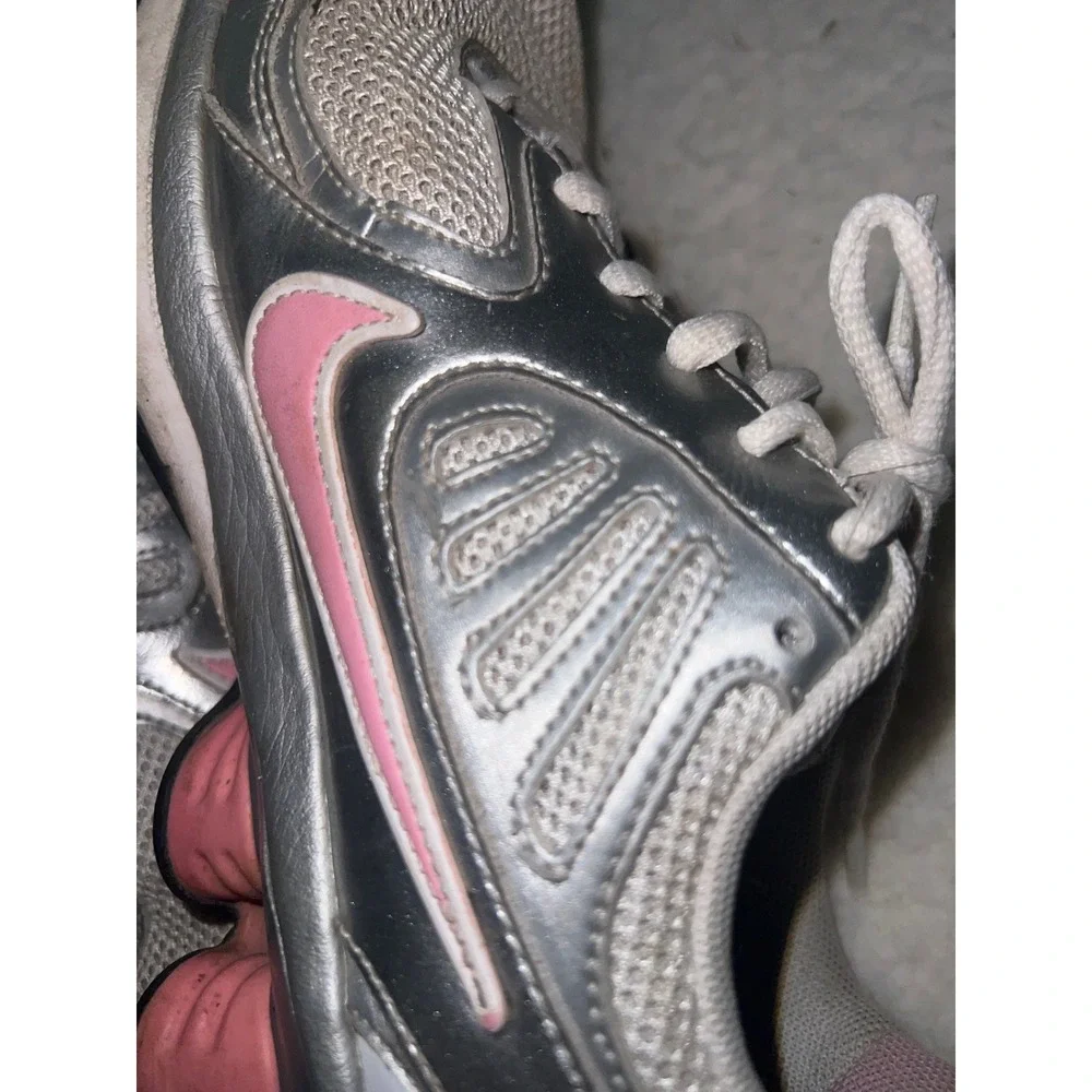 Nike Shox Quality Kids‎ Running Shoes Silver Pink 398425-100 Size 6Y